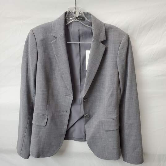 Theory Women's Carissa Classic Suit Jacket Size 4 Flint Grey NWT image number 1