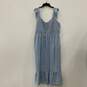 NWT Old Navy Womens Blue V-Neck Sleeveless Fit & Flare Dress Size XXL image number 1