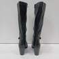 Naturalizer Leather Wide Calf Knee High Riding Boots Size 11 image number 4