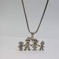 Sterling Silver Snake Roll & Liquid Silver Multi Gemstone Necklace Bundle 3pcs 20g image number 2