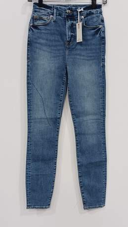Good American Women's Good Waist High-Rise Skinny jeans Size 0/25 NWT