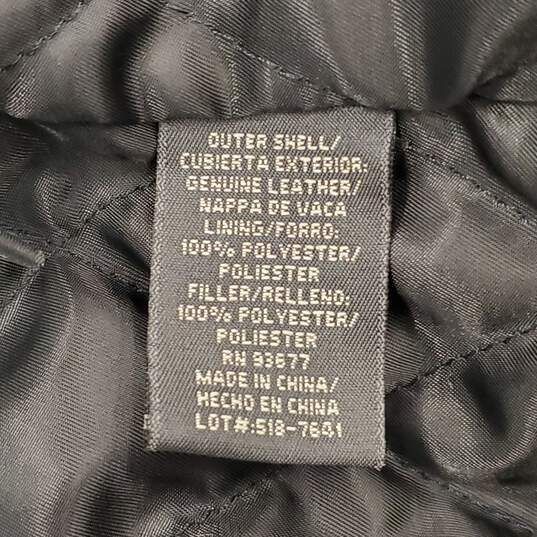 St. John's Bay Men Leather Jacket XL image number 4