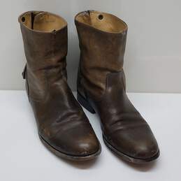 Frye Moto Leather Boots Women's Size 9.5B