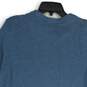 Croft & Barrow Womens Blue Knitted Long Sleeve Pullover Sweater Size Large image number 4