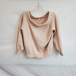 Moth By Anthropologie Pink Knit Pullover Sweater WM Size M