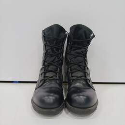 Belleville Women's Black Leather Military Boots