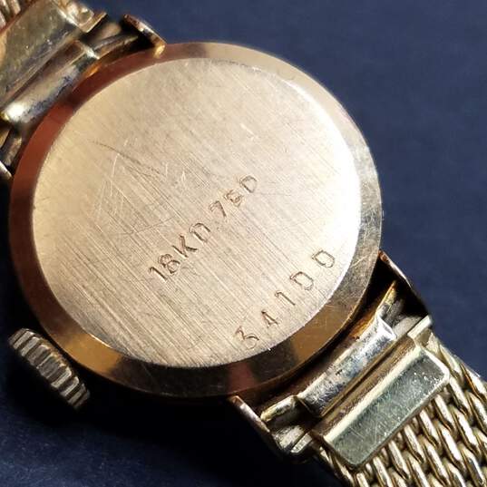 Nacar Swiss 34100 17mm Analog 18K Gold Filled Milanese Strap Ladies Watchs15g image number 7