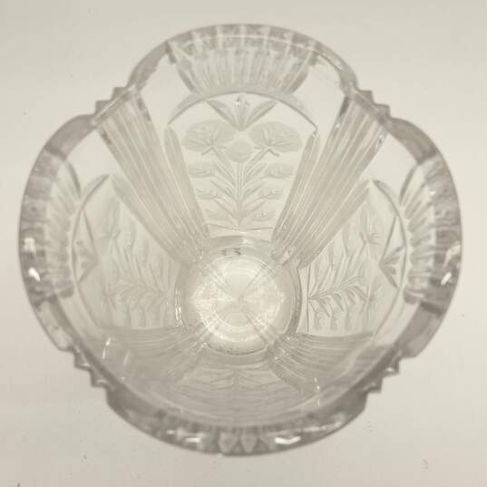 Crystal Clear Industries   8 in Darlington Crystal Flower Vase image number 5