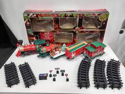 North Pole Christmas Train Express Set In Box