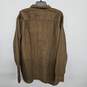 Brown Corduroy Long Sleeve Button Up Flannel Shirt image number 2