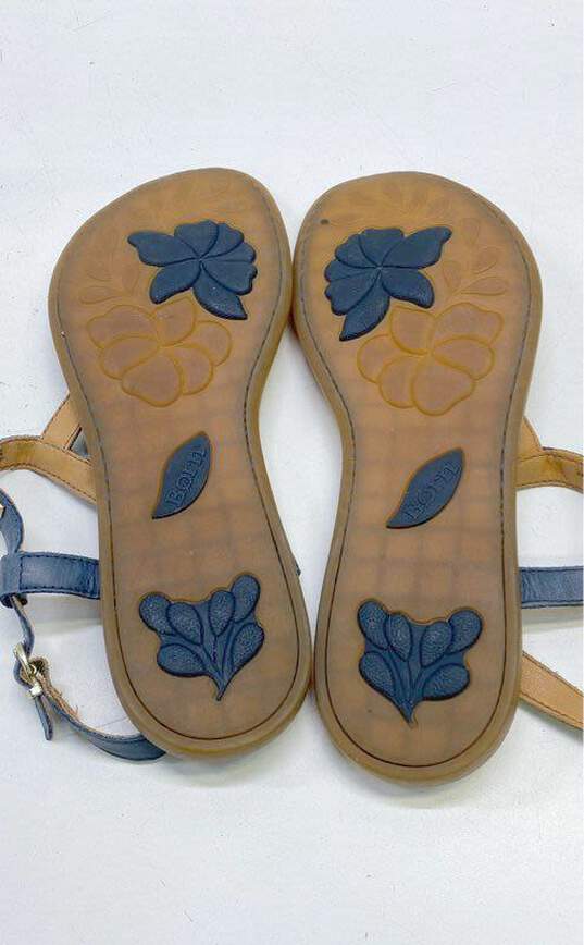 Born Adana Leather Studded Sandals Blue 11 image number 6
