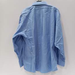 Brooks Brothers Men's Blue LS Regent Fit Button Up Dress Shirt Size 18-34 NWT alternative image