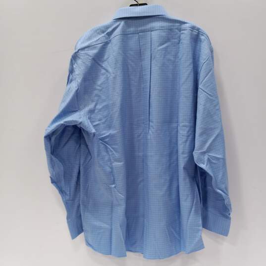Brooks Brothers Men's Blue LS Regent Fit Button Up Dress Shirt Size 18-34 NWT image number 2