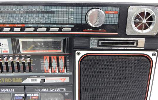 Lasonic TRC-935 Boombox Cassette Tape Player Radio For Parts & Repair image number 6
