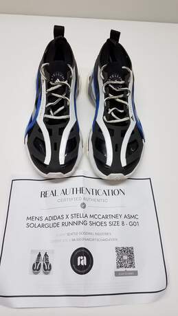 Authenticated Adidas x Stella McCartney ASMC Solarglide Running Shoes - Sz 8