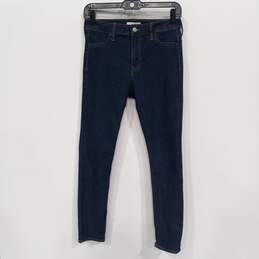 H&M Women's Dark Blue Jeans Size 4