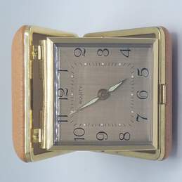 Equity Vintage 3 Inch Glow In The Dark Hands & Hour Markers Mechanical Wind-Up Travel Alarm Clock