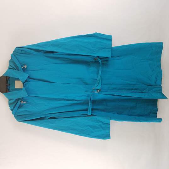 Escada Sport Women Blue Rain Jacket M image number 1