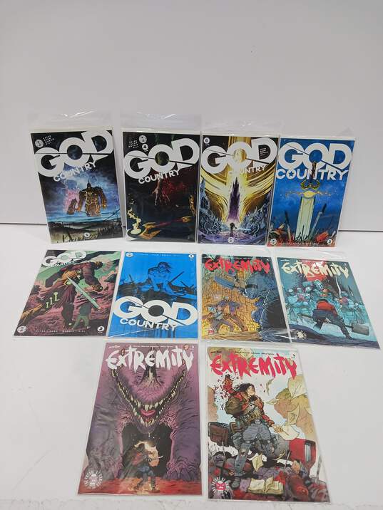 10pc. Bundle of God Country/Extremity Assorted Comic Books image number 1