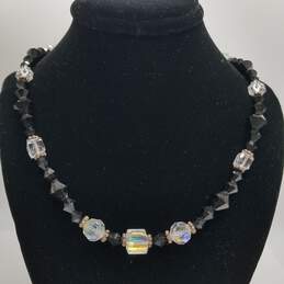 Sterling Silver Crystal 16in Necklace + Earring Set Bundle 2 pcs 29.6g alternative image