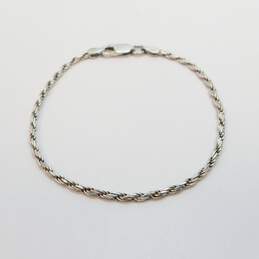 Sterling Silver Ball Bead & Chain Bracelets 16.3g alternative image