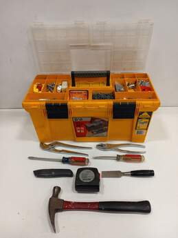 ZAG Tool Box w/An Assortment of Tools and Supplies