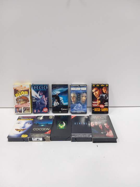 Bundle of 10 Assorted VHS Movies image number 1