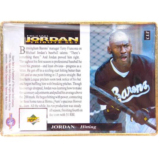 1995 Michael Jordan Upper Deck Tribute Metal #JT3 image number 3