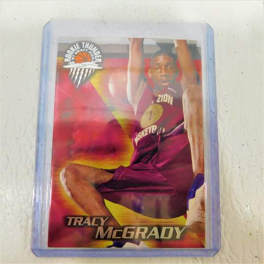 1997 HOF Tracy McGrady Wheels Rookie Thunder Toronto Raptors image number 3
