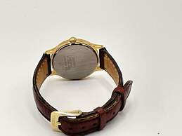 Womens V700-6091 Gold-Tone Brown Strap Quartz Wristwatch 16.3g JEWRERPJQ-G alternative image