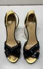 Kate Spade Patent Leather Color Block Ankle Strap Sandal Pump Heels Shoes 8 B image number 5
