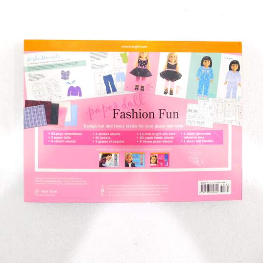 American Girl Craft Books Paper Dolls Micro Minis Scrapbook Sparkle Card Kit image number 10