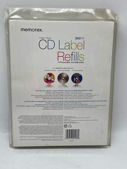 White Inkjet & Laser Printer Multi Use 300 PK Matte Paper CD Label Refills alternative image