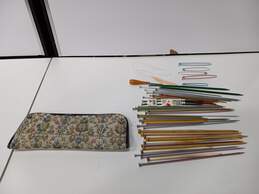 Bundle of Crafting Knitting Needles & Travel Case