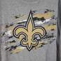 Mens New Orleans Saints Football-NFL Crew Neck Pullover T-Shirt Size XL image number 3