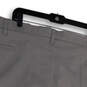NWT Mens Gray Regular Fit Flat Front Slash Pockets Chino Shorts Size 54 image number 1