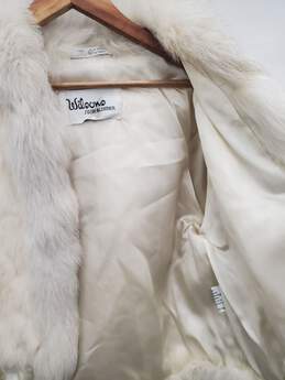 Women White Wilsons Fur coats used Size-L alternative image