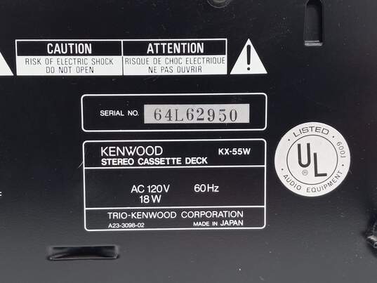 Kenwood Tape Deck In Box image number 8
