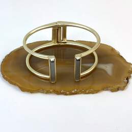 Designer Kendra Scott Gold-Tone Double Stack Fashionable Cuff Bracelet