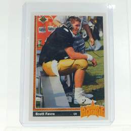 1991 HOF Brett Favre Upper Deck Rookie Falcons Packers