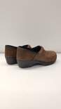 Ecco Brown Leather Women Clogs US 5.5 image number 4