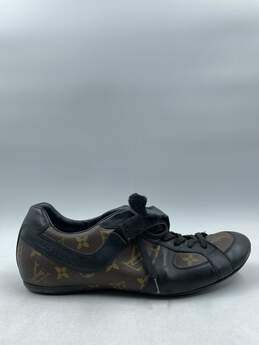 Louis Vuitton Monogram Sneakers Tennis Shoes Canvas Leather LV PARIS 8 VTG  RARE