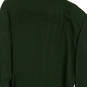 Womens Green Notch Lapel Collar Long Sleeve Pockets 3-Button Blazer Size 4 image number 4