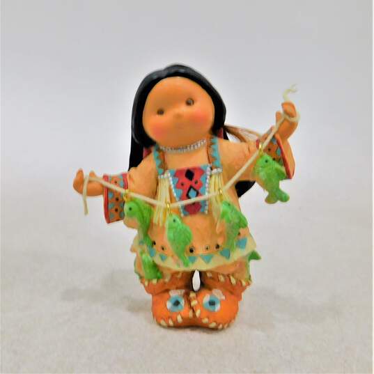 VTG Enesco Friends of the Feather Figurines Gift of Generosity Canoe Be Five Too Eight Is Great image number 3