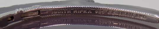 Judith Ripka 925 Sterling Silver CZ Cuff Bracelet 13.4g image number 3