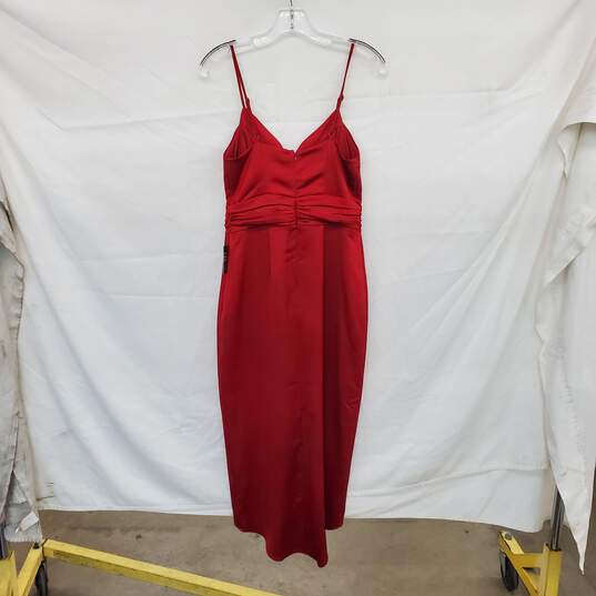 Express Red Evening Slip Dress WM Size S NWT image number 2