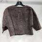 Michael Kors Brown Suede Crop Jacket Women's Size 8 image number 3