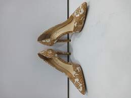 Jessica Simpson Women's Floral Cork Claudette Heels Size 7.5 alternative image