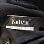 Kaluna Women Black Trench Jacket S NWT image number 4