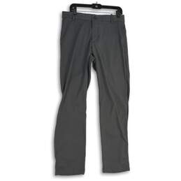 NWT Nike Mens Gray Flat Front Slash Pocket Standard Fit Chino Pants Size 32x32